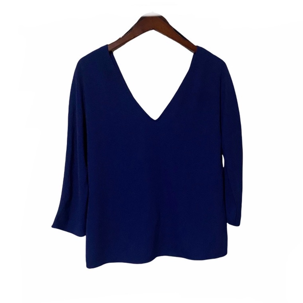 Zara Basic Vneck Blouse - image 1